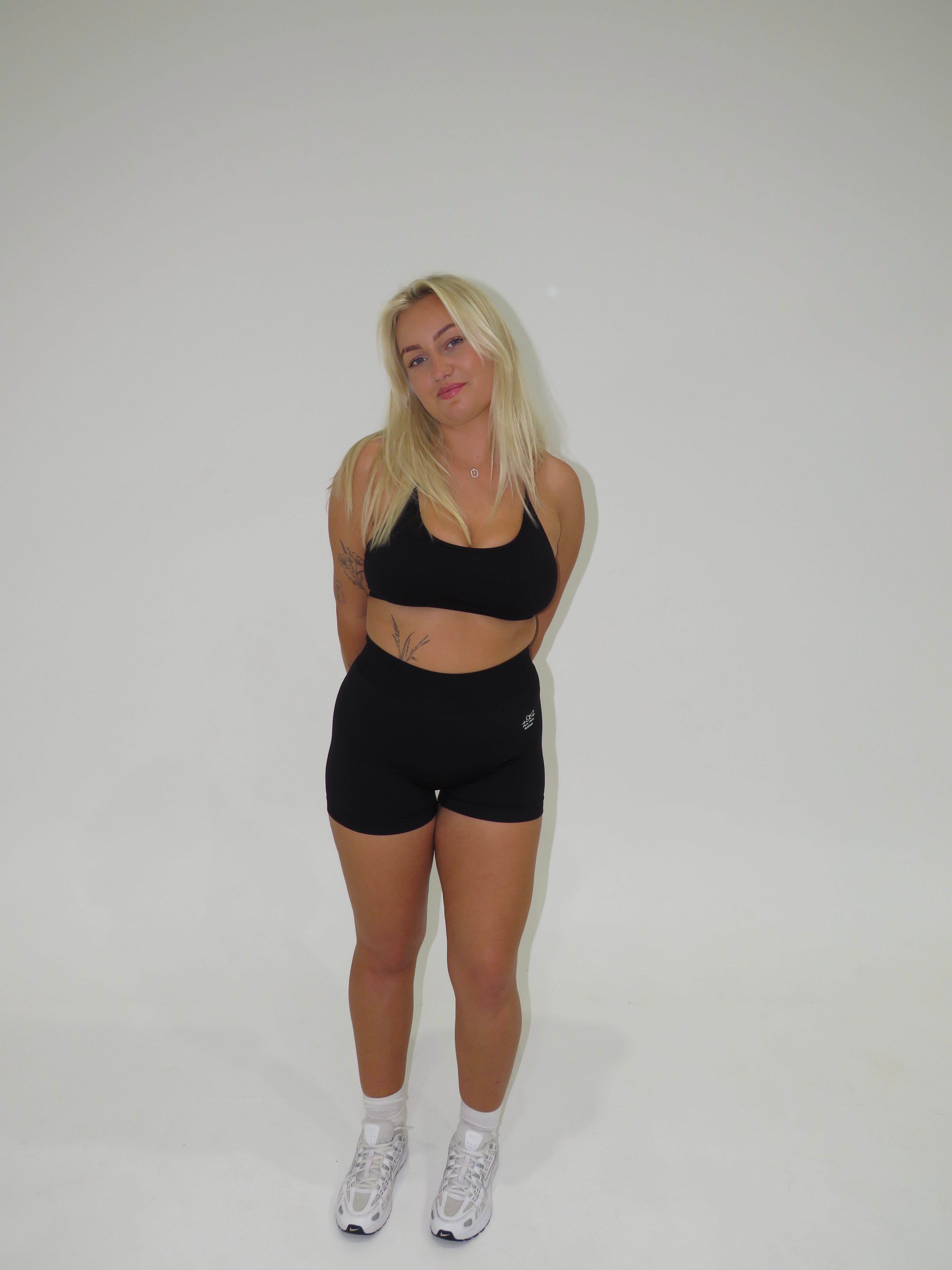 Milly V-Cut Shorts - Black