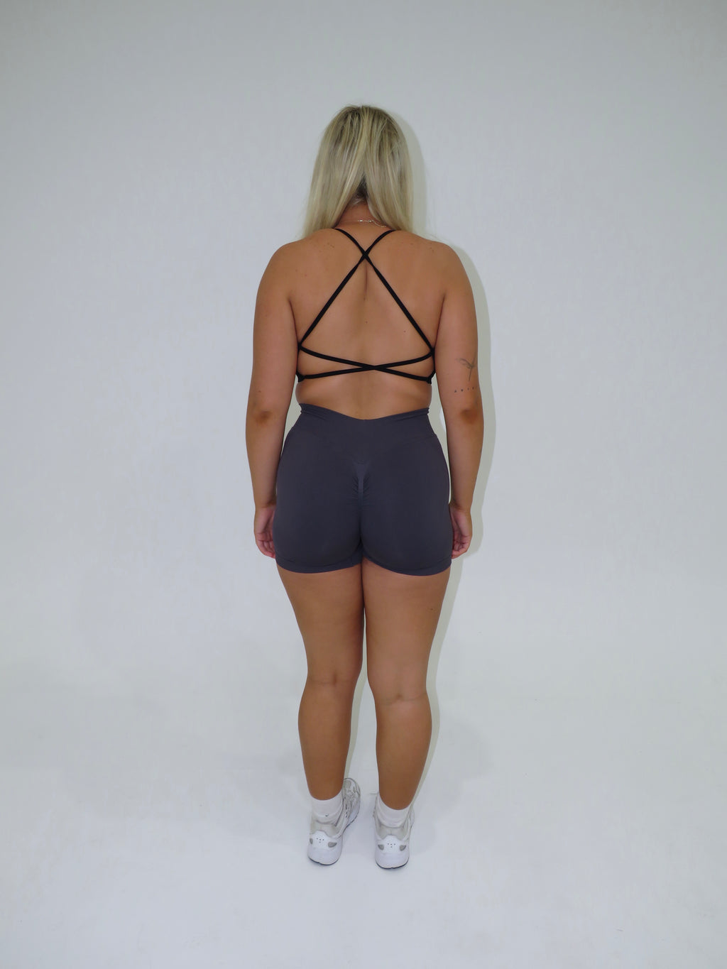 Juno V-Cut Shorts - Charcoal