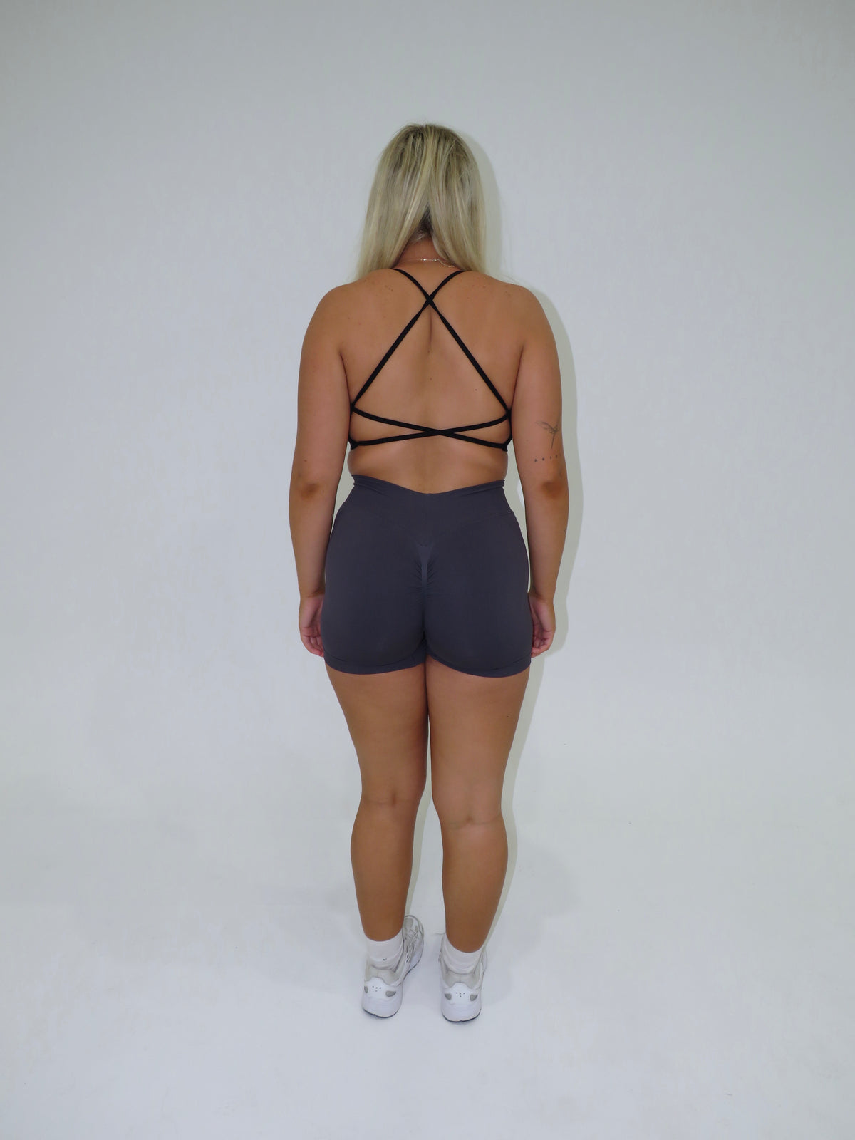 Juno V-Cut Shorts - Charcoal