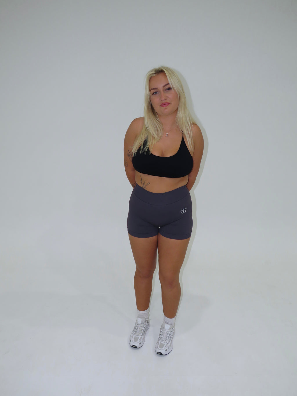 Juno V-Cut Shorts - Charcoal