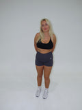 Juno V-Cut Shorts - Charcoal
