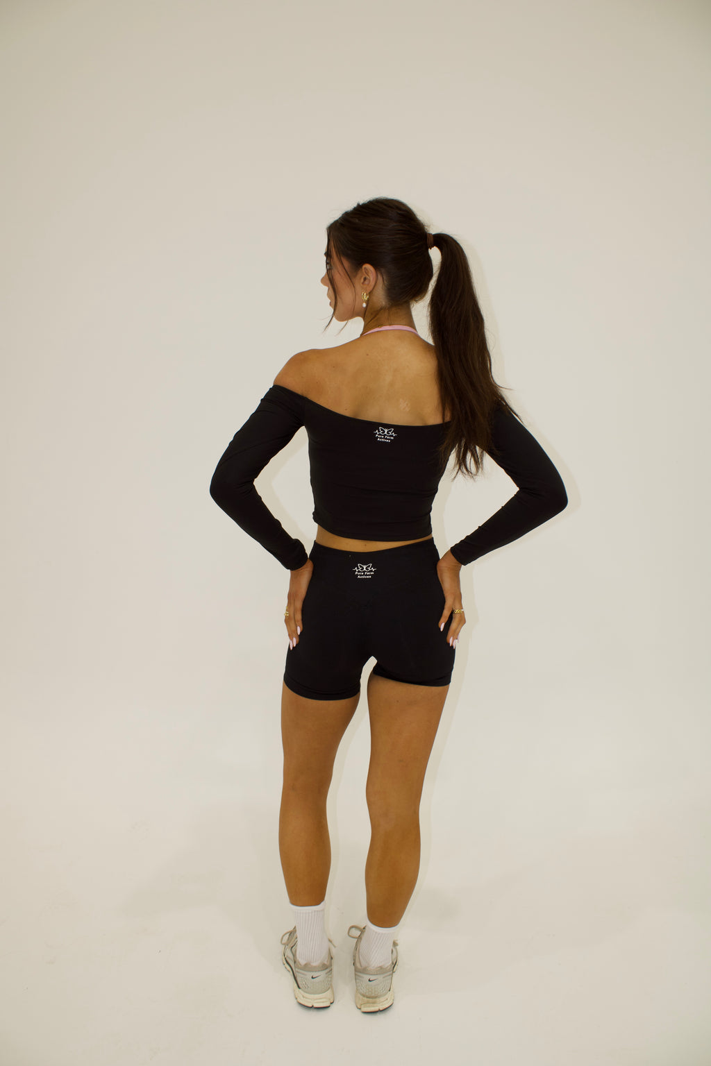 Sophia Off The Shoulder Top -  Black