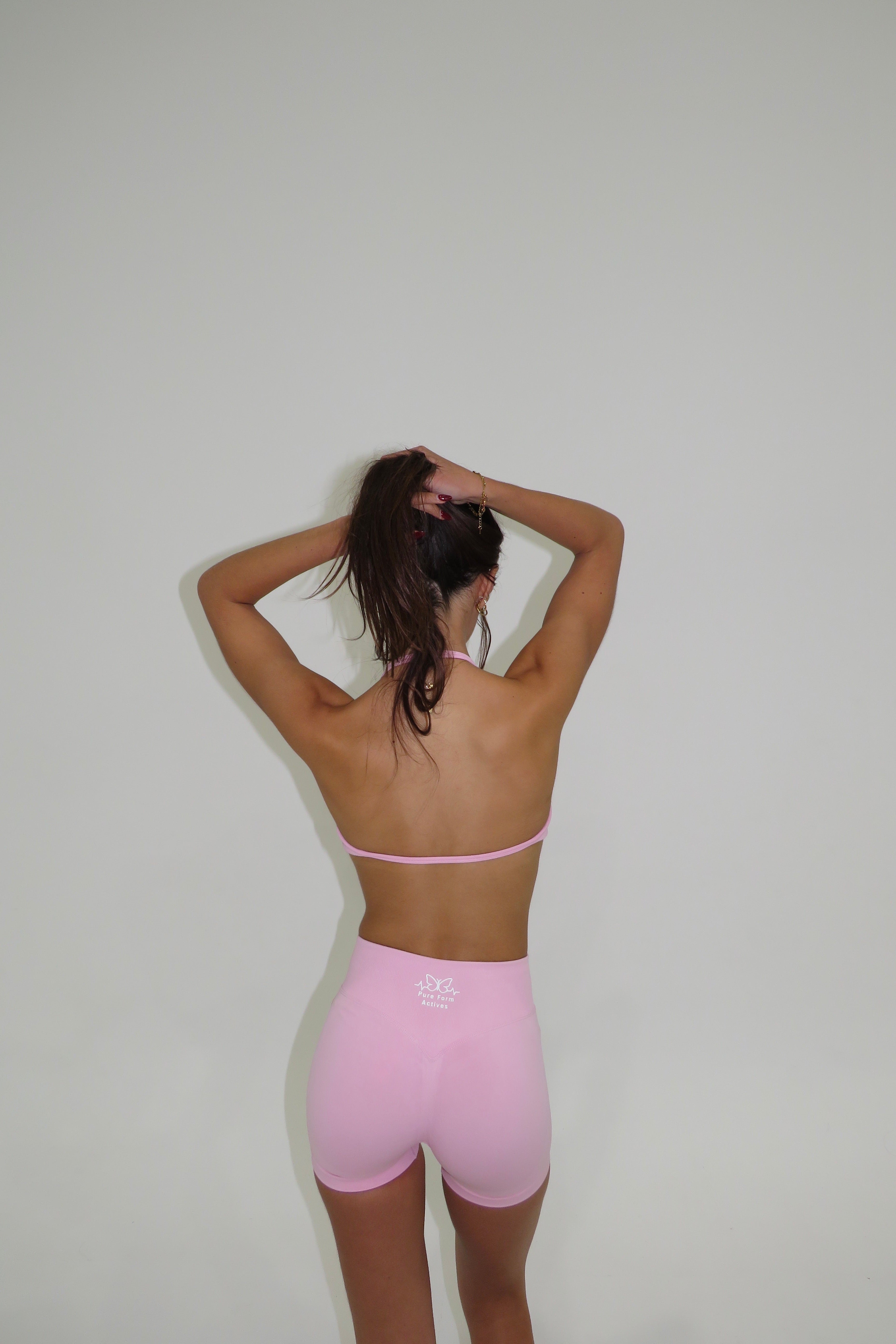 Rosie Halter Crop - Cotton Candy