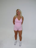 Luna Halter Tank - Baby Pink