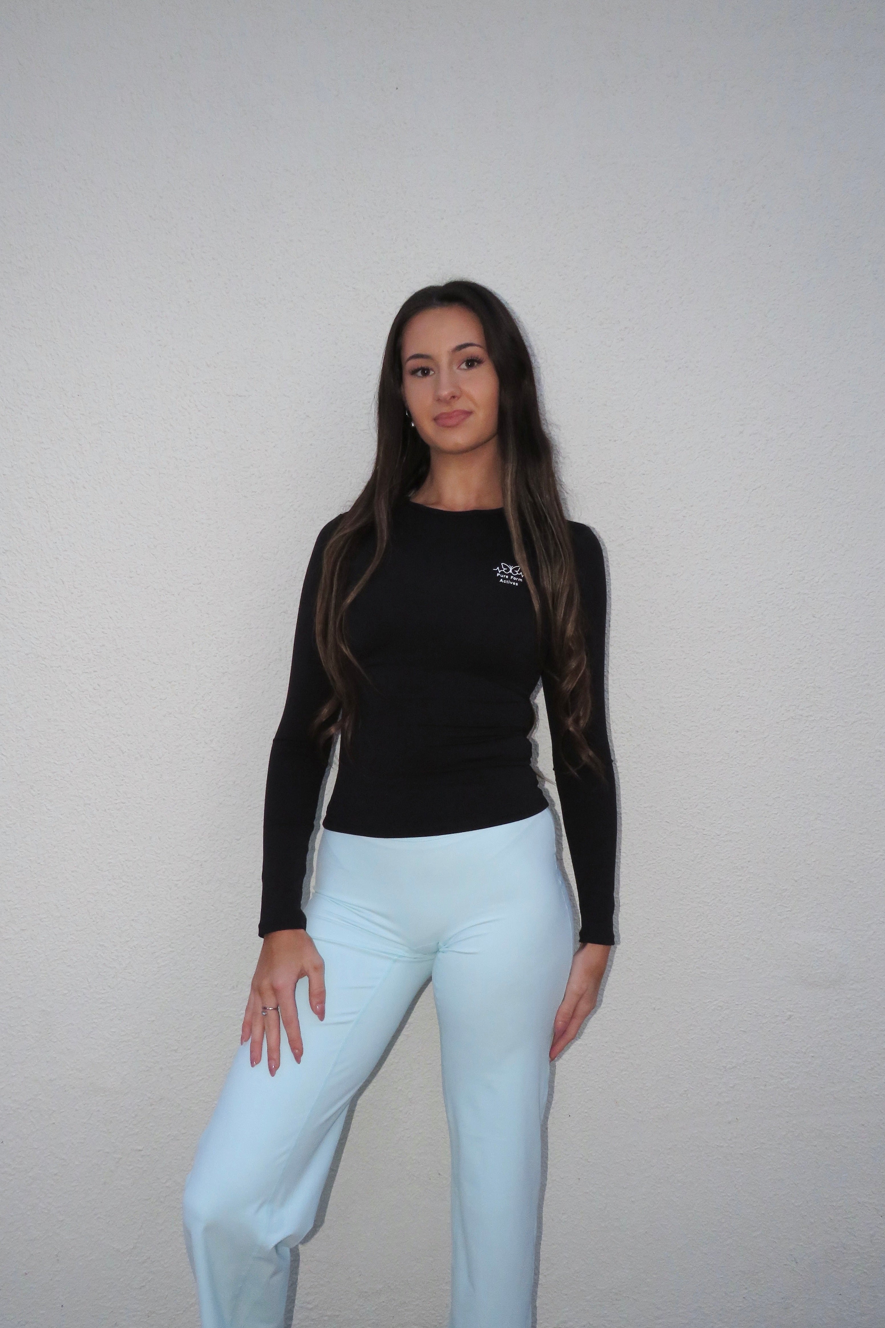Harmony Long Sleeve Top - Black