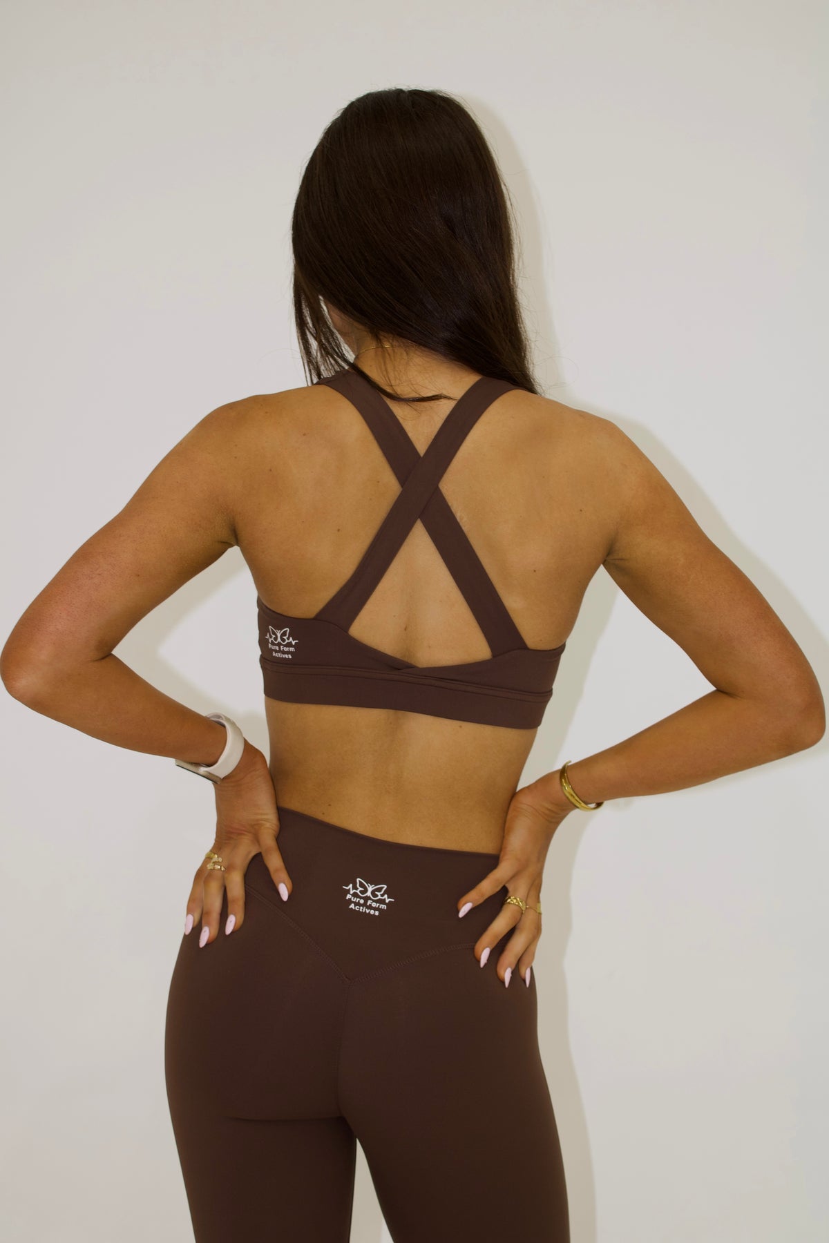 Asha Sports Bra - Brown