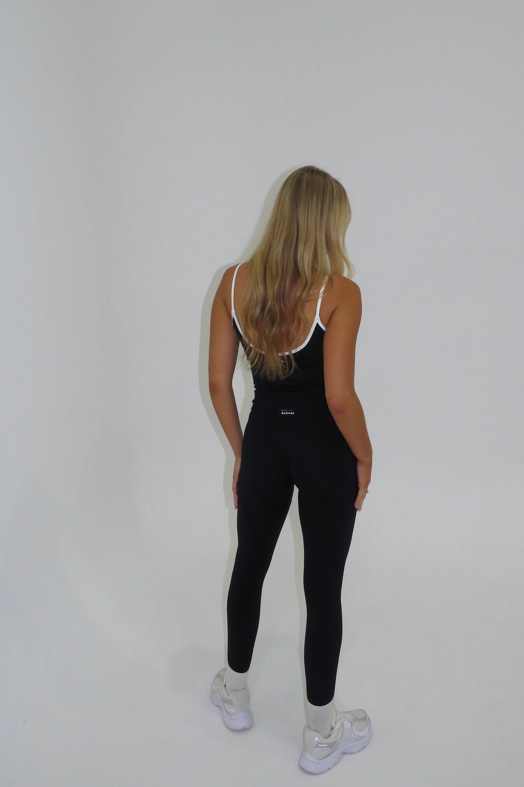 Sadie Two Toned Leggings - Black/White