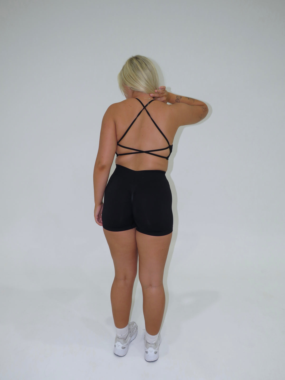 Milly Criss-Cross Crop - Black