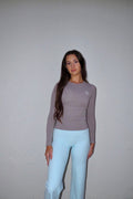 Harmony Long Sleeve Top - Cloud Grey