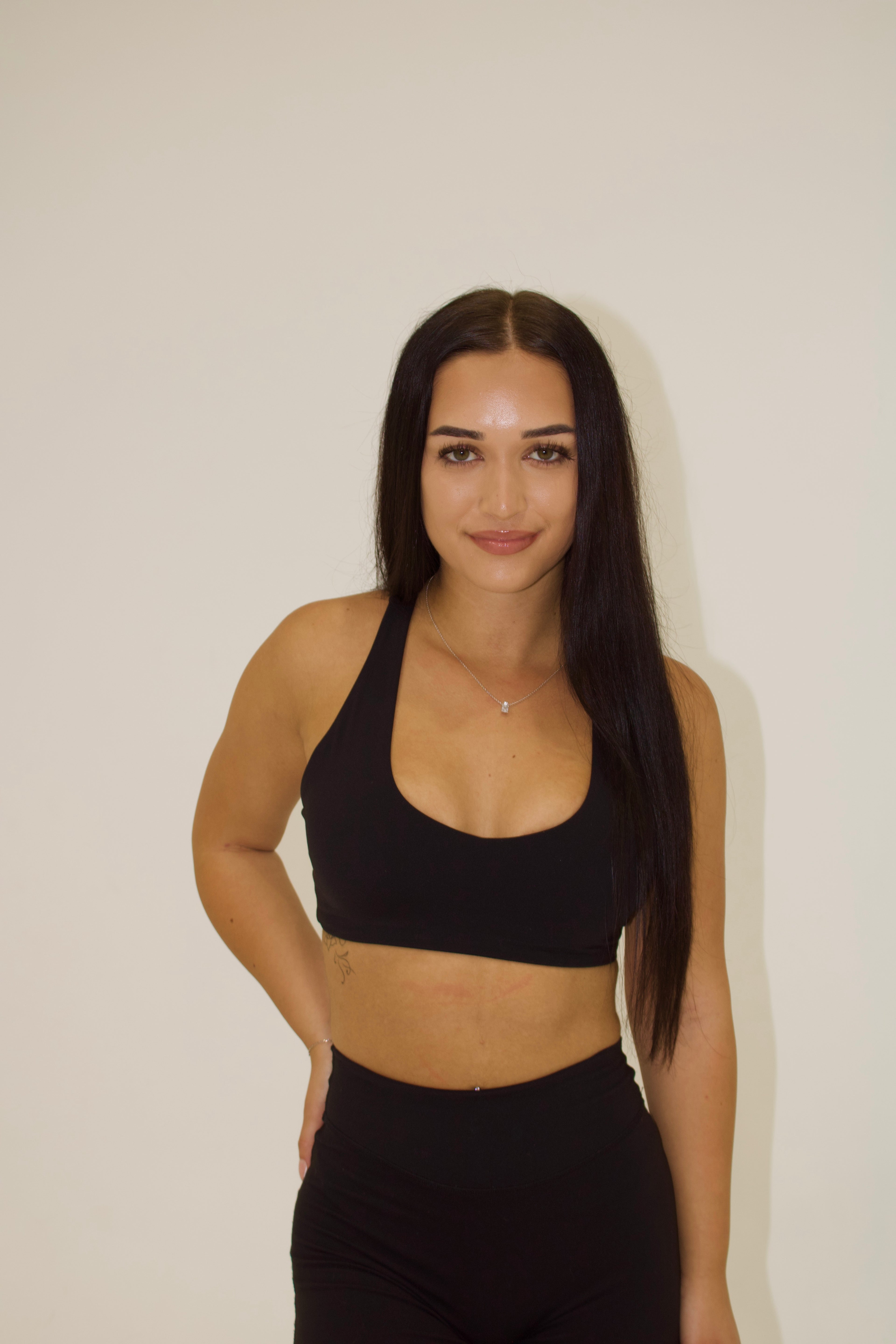 Bindi Racer Crop - Black