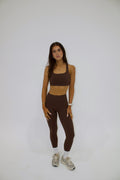 Asha Sports Bra - Brown