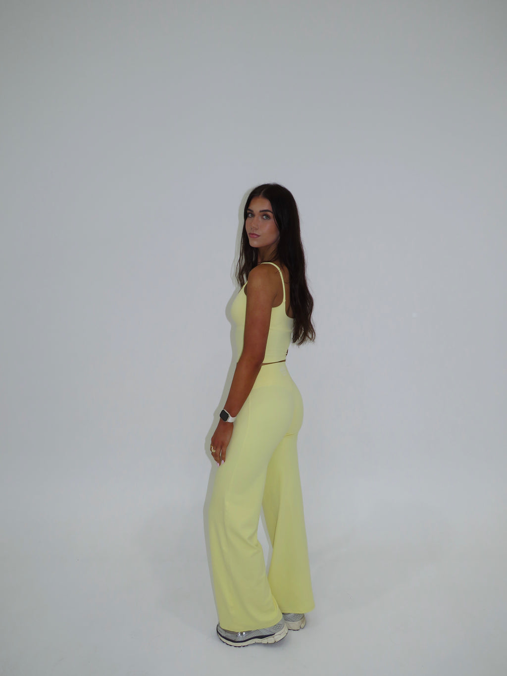 Daisy Flared Pants - Sorbet Yellow