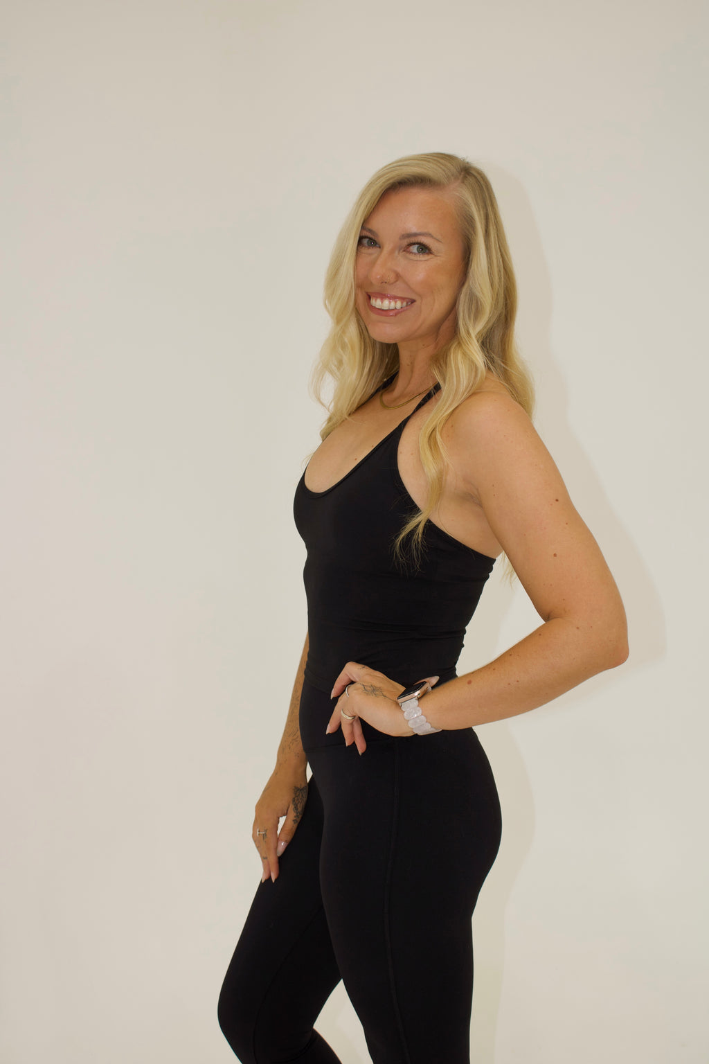 Hope Adjustable Halter Tank - Black