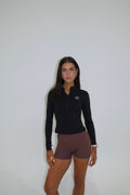 Kaia Zip Up Jacket - Black