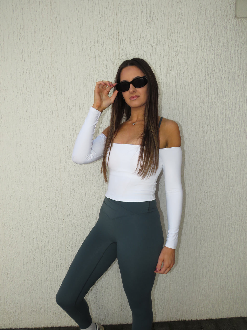 Sophia Off The Shoulder Top -  White